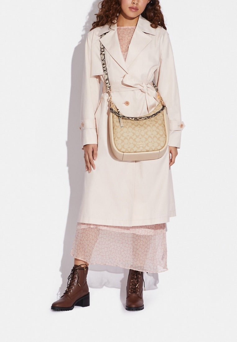 Jules Hobo In Signature Canvas Ivory Multi