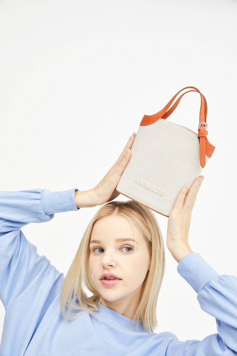 Aileen Canvas Bag S / Brown