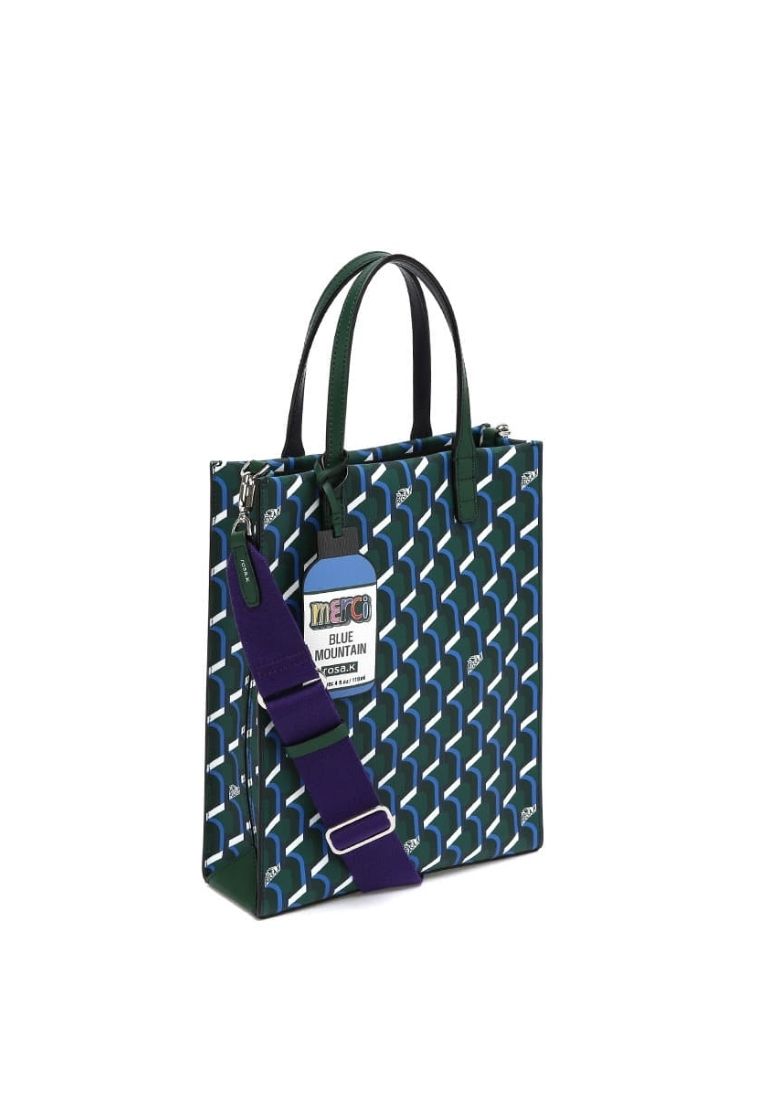 Cabas Monogram Tote Blue Mountain M