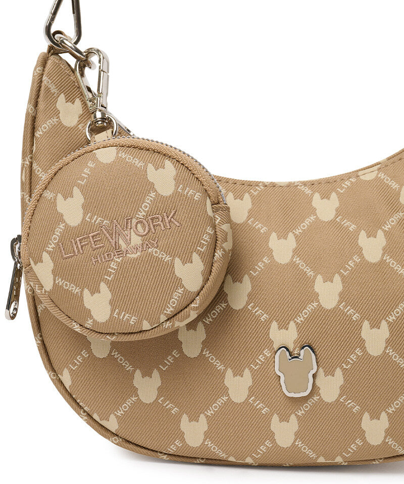 Classic Radogram Hobo Bag Pattern Brown