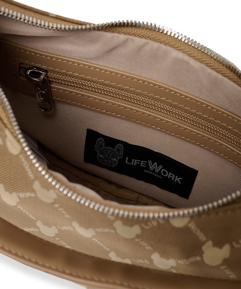 Classic Radogram Hobo Bag Pattern Brown