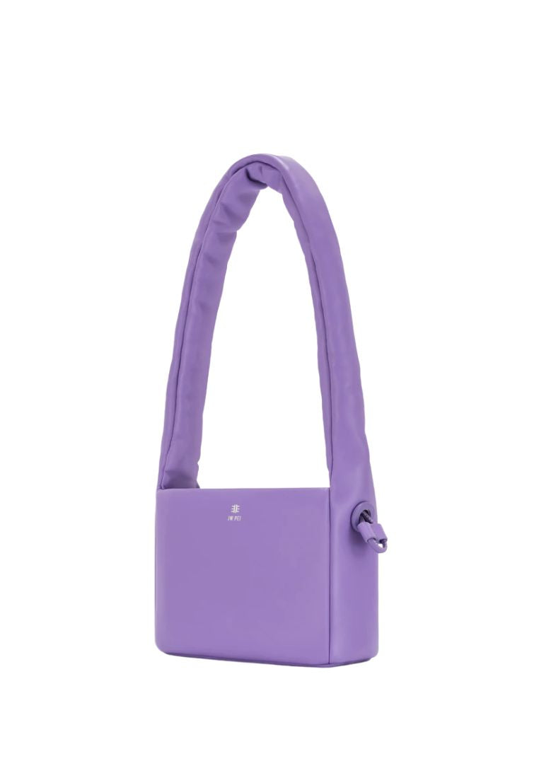 Rylee Pleated Drawstring Top Handle Bag - Lavender Purple