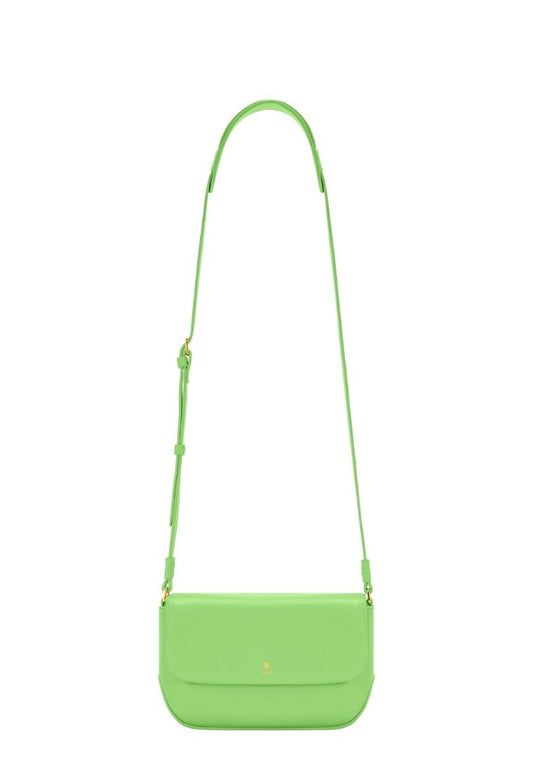 Debby Flap Crossbody Bag - Lime Green