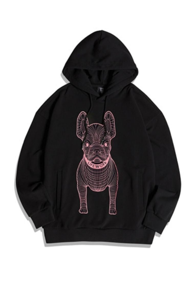 Radog Big Logo Hoodie Multi Black