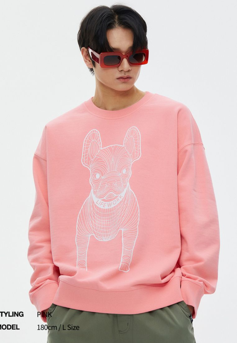 Big Radog Sweatshirt Pink