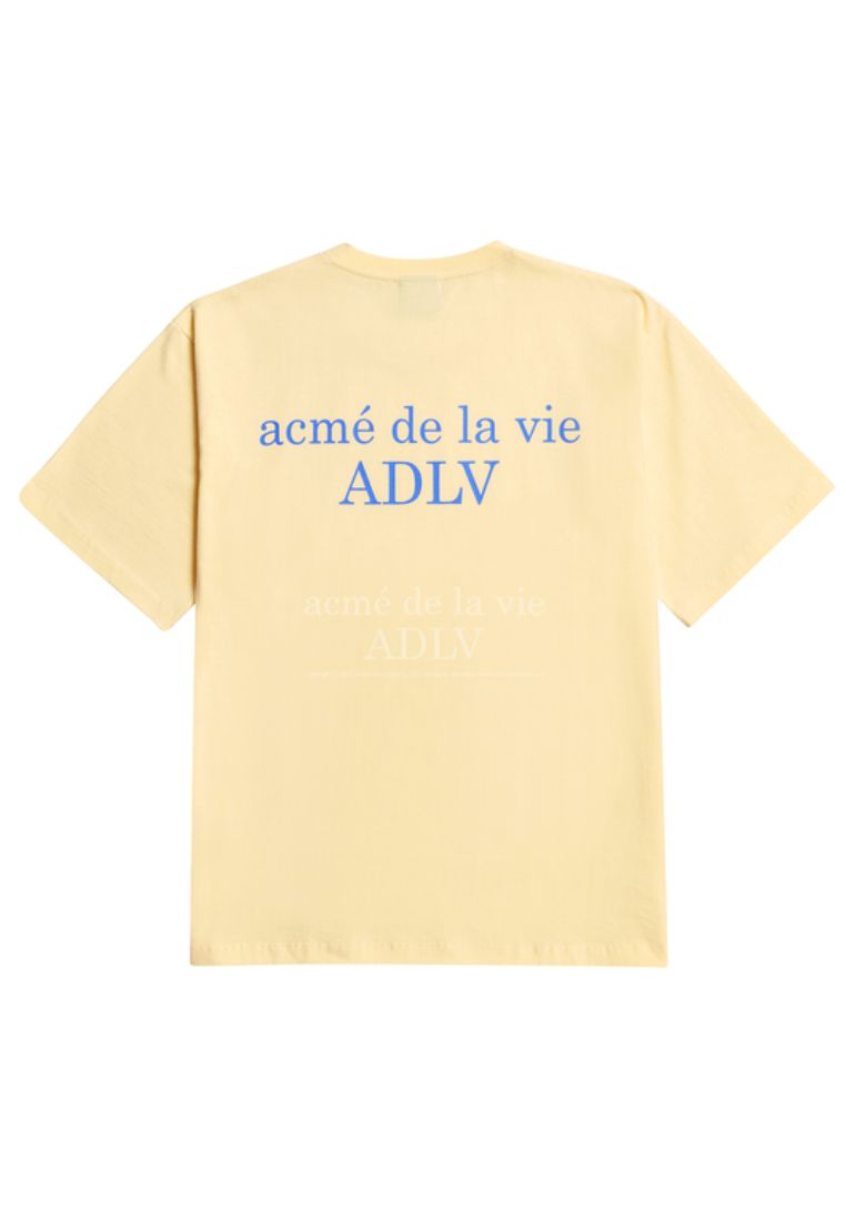 Basic Short Sleeve T-Shirt 2 Light Yellow