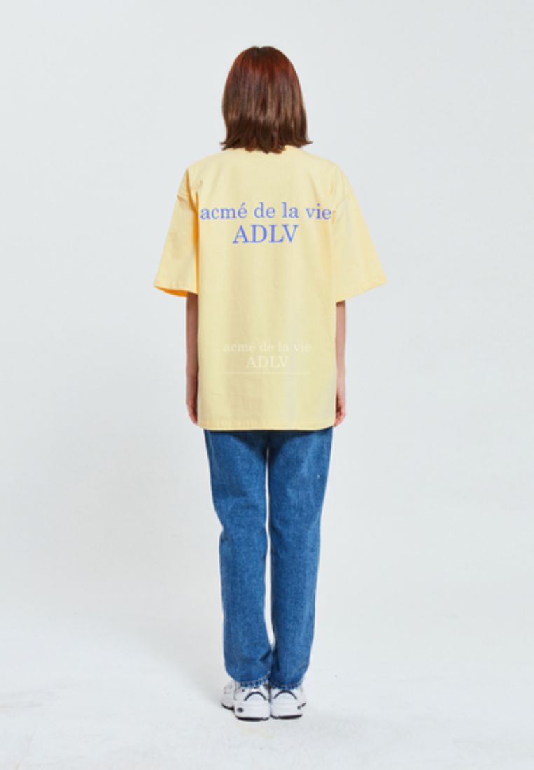 Basic Short Sleeve T-Shirt 2 Light Yellow