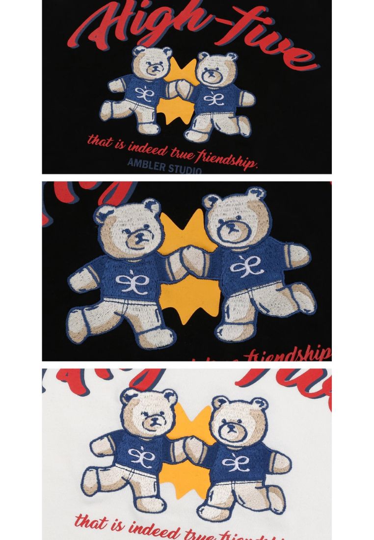 Overfit Sweatshirt High Five Cream