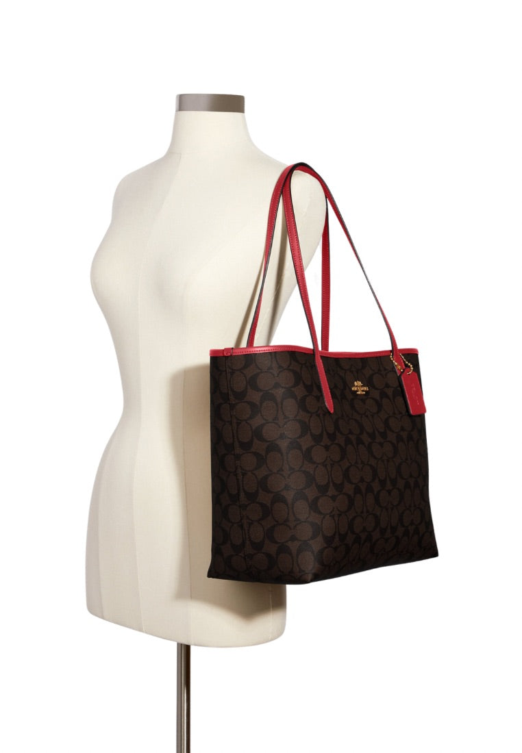 City Tote In Signature Canvas