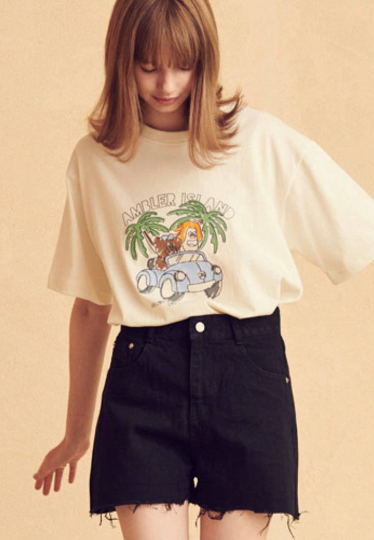 Overfit T-Shirt Enjoy Drive