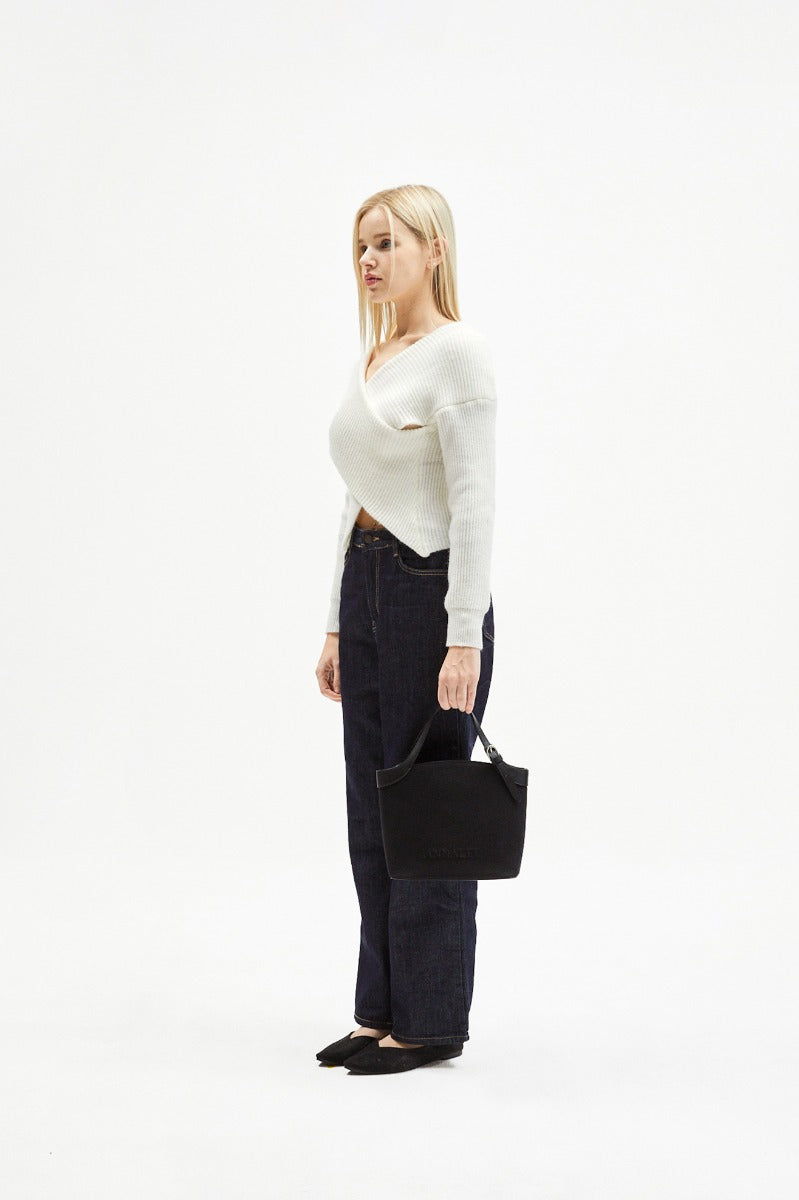 Aileen Canvas Bag L / Black