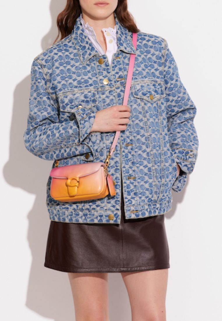 Pillow Tabby Shoulder Bag 18 With Ombre Petunia Multi