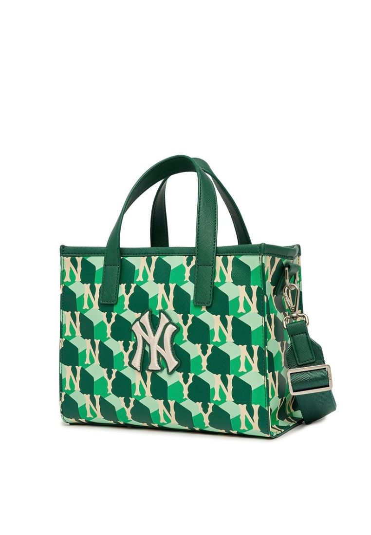 Cube MONOGRAM S-Tote Bag NEW YORK YANKEES green