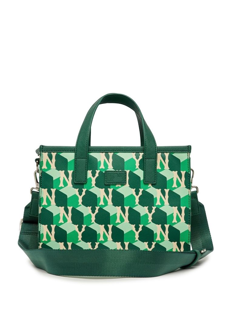 Cube MONOGRAM S-Tote Bag NEW YORK YANKEES green