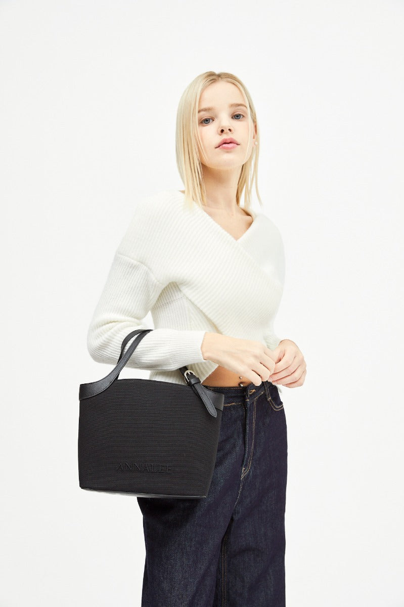 Aileen Canvas Bag L / Black