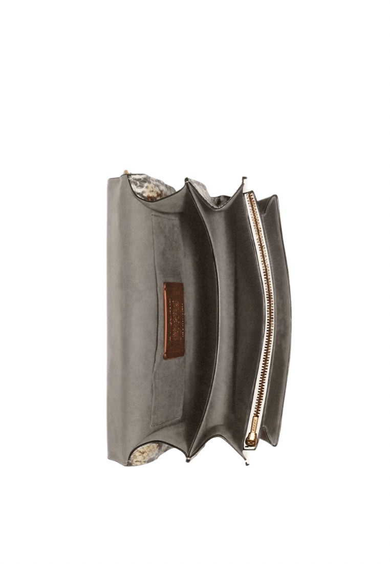 Klare Crossbody In Signature Canvas With Rivets Light Khaki Multi
