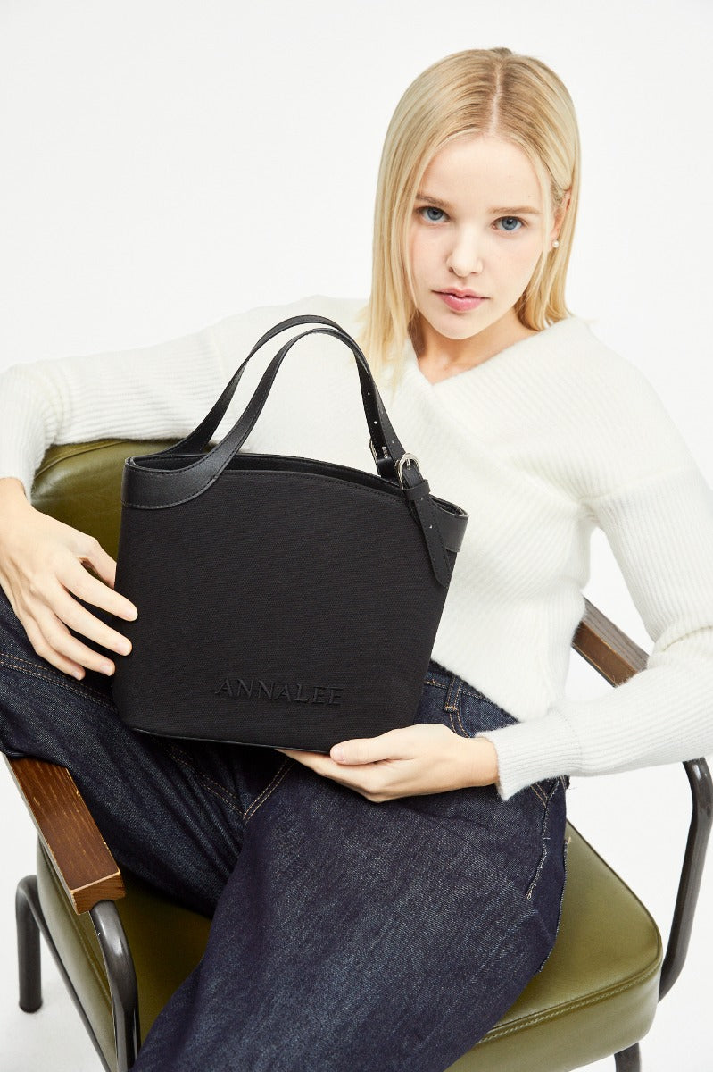 Aileen Canvas Bag L / Black
