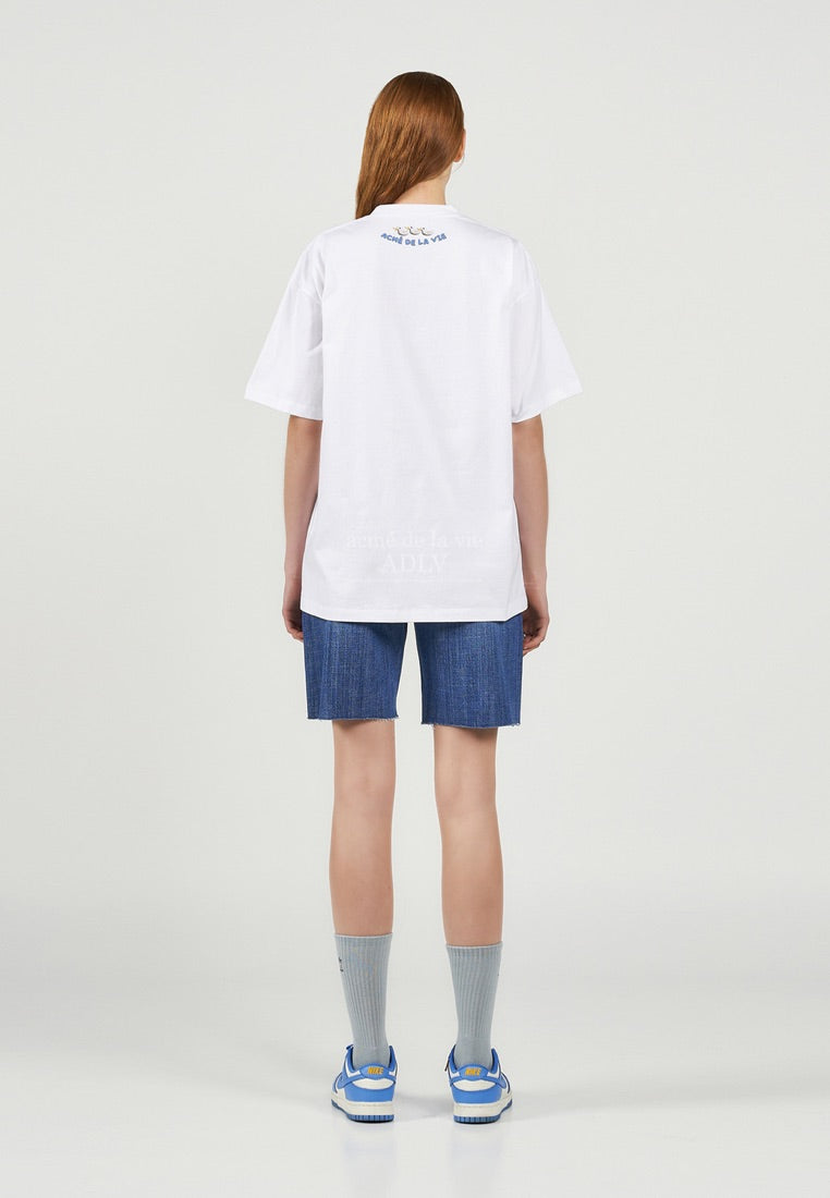 Jelly Globe Short Sleeve T-Shirt White