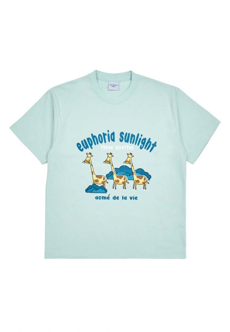 Euphoria Giraffe Short Sleeve T-Shirt Mint
