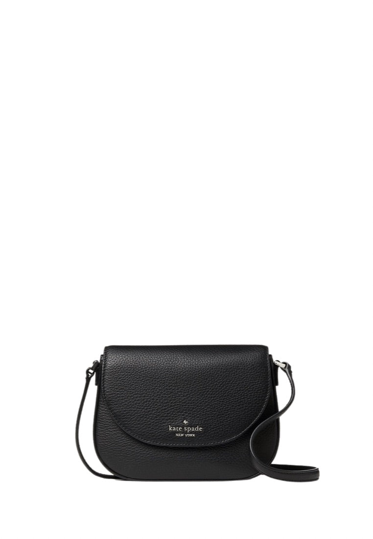 Leila Mini Flap Crossbody Black