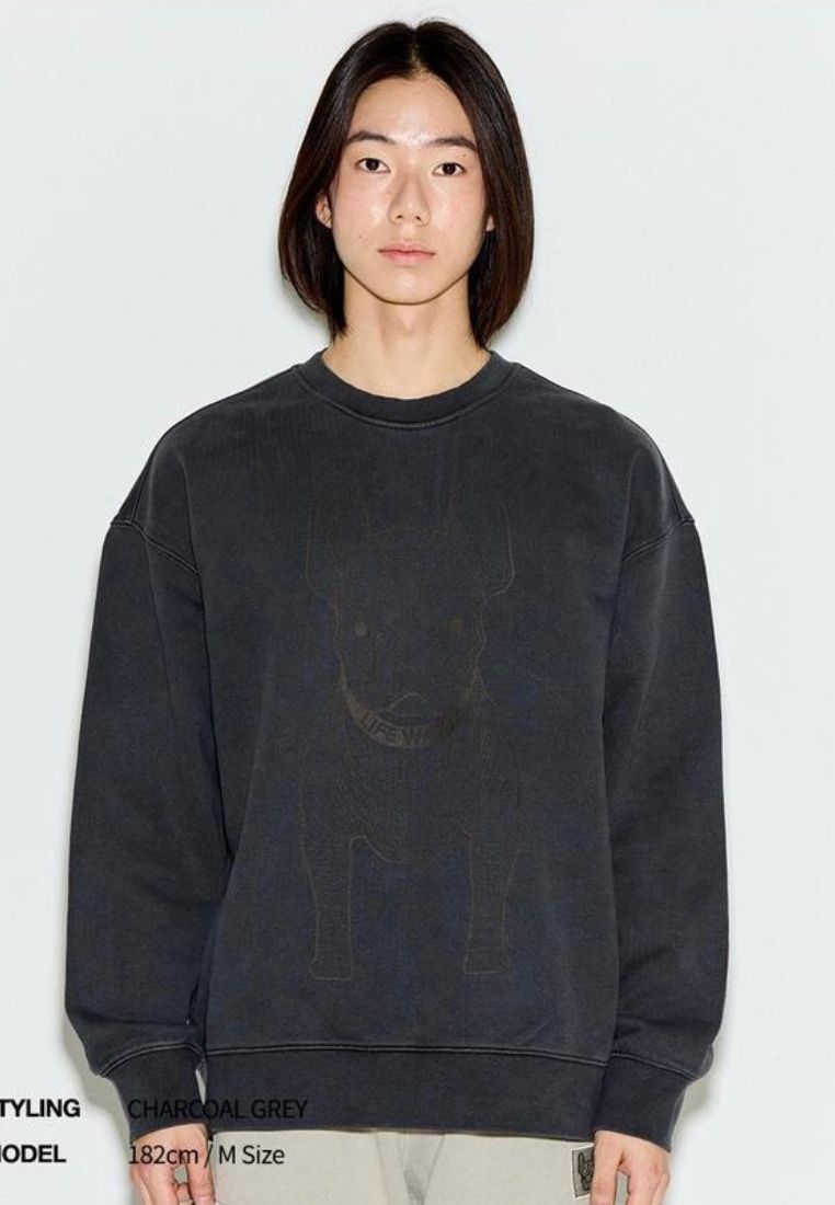 Big Radog Sweatshirt Charcoal Grey