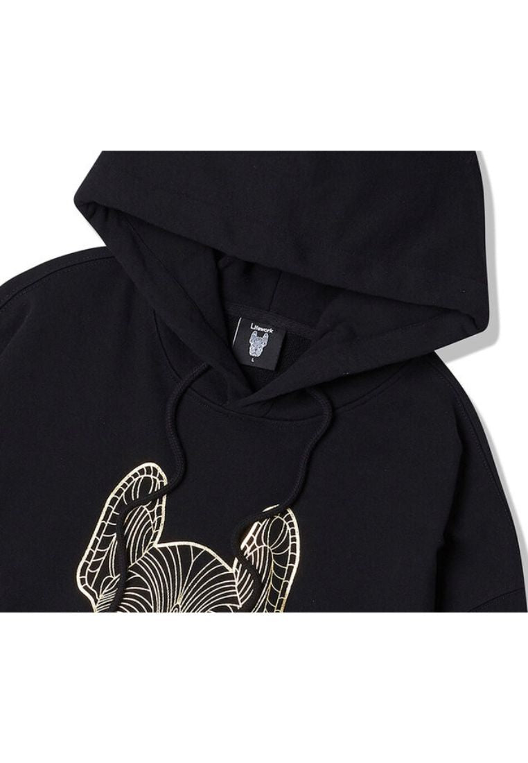 Gold Big Radog Hoodie Black