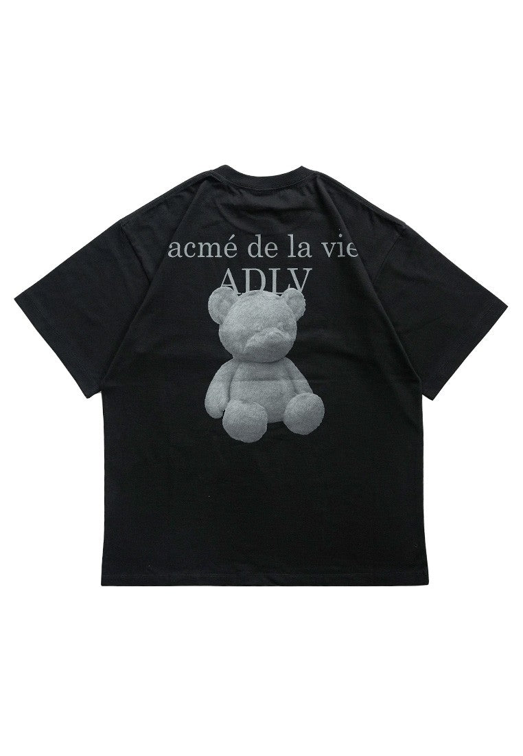 Fuzzy Bear T-Shirt Black