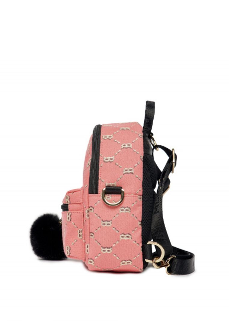 Dia Monogram Jacquard Mini Backpack BOSTON REDSOX Coral