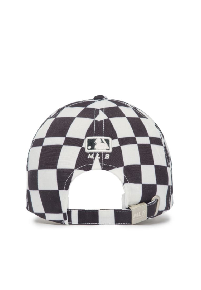 Checkerboard Unstructured Ball Cap BOSTON RED SOX black