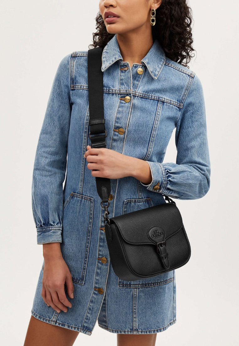 Amelia Saddle Bag Black Copper