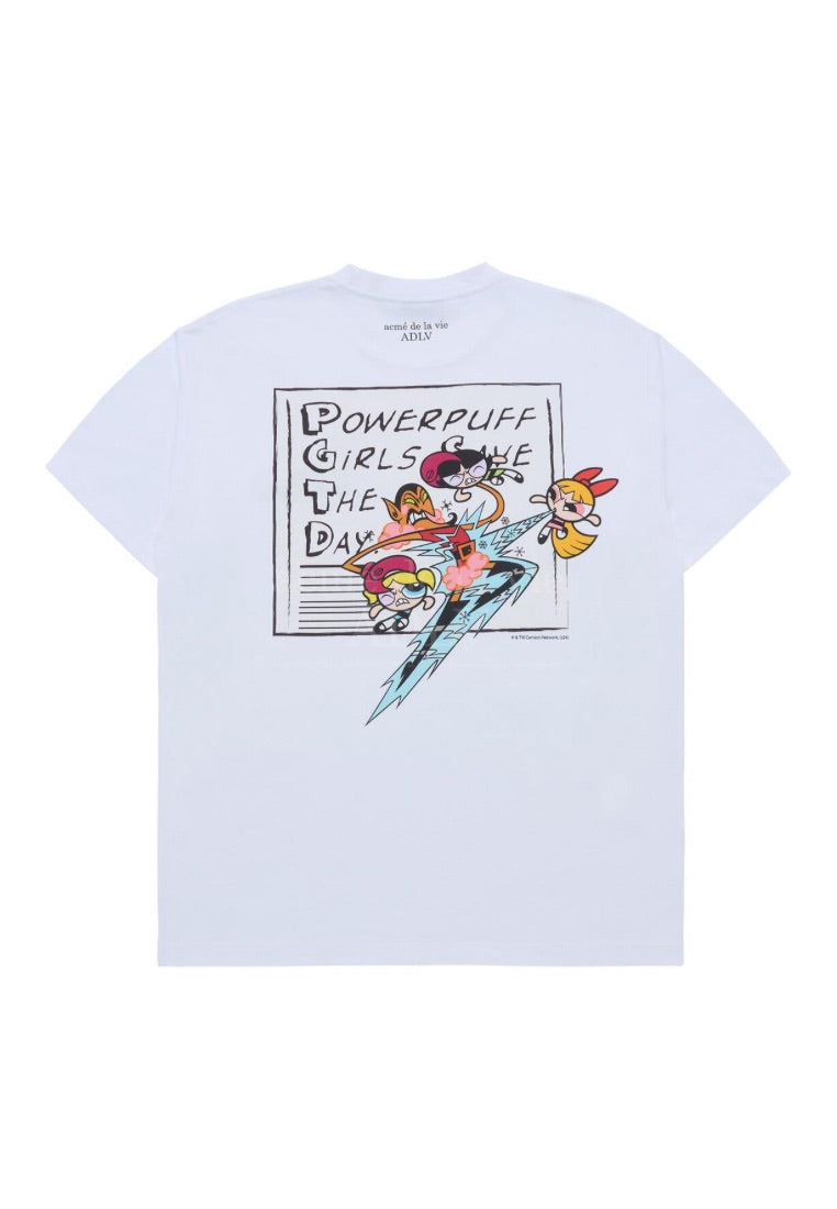 The Powerpuff Girls x Acmedelavie Save The Day T-Shirts White