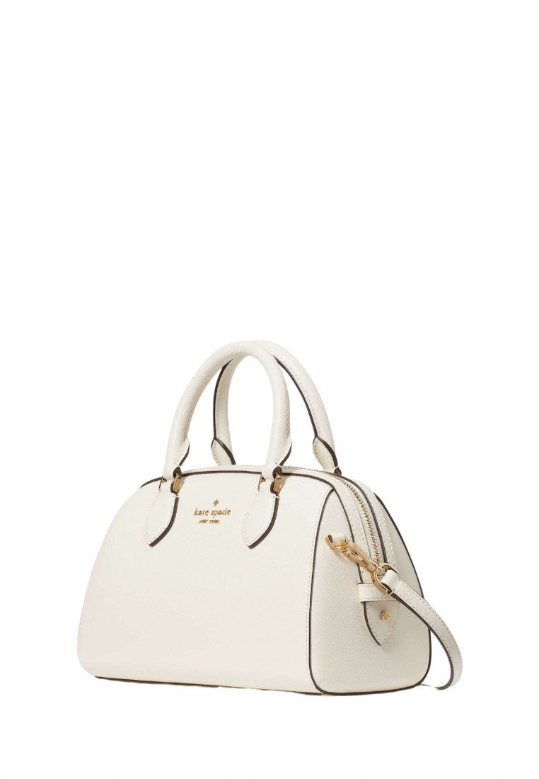 Madison Saffiano Leather Duffle Crossbody Meringue
