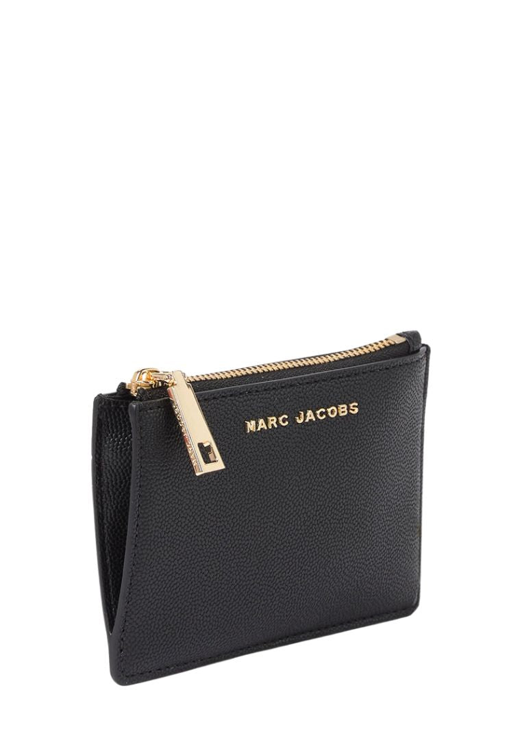 Flat Compact Wallet Black