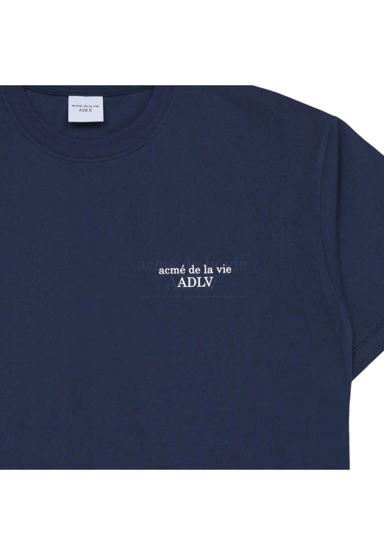 Basic Logo SEASON2 Short Sleeve T-Shirt Navy