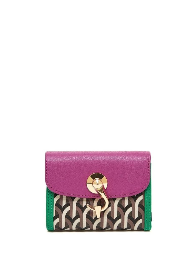 Half Wallet Multi Fuscia