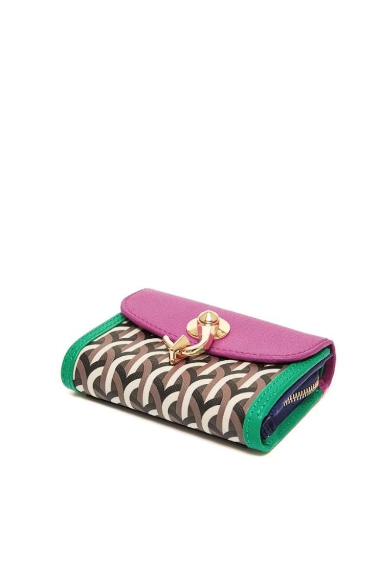 Half Wallet Multi Fuscia