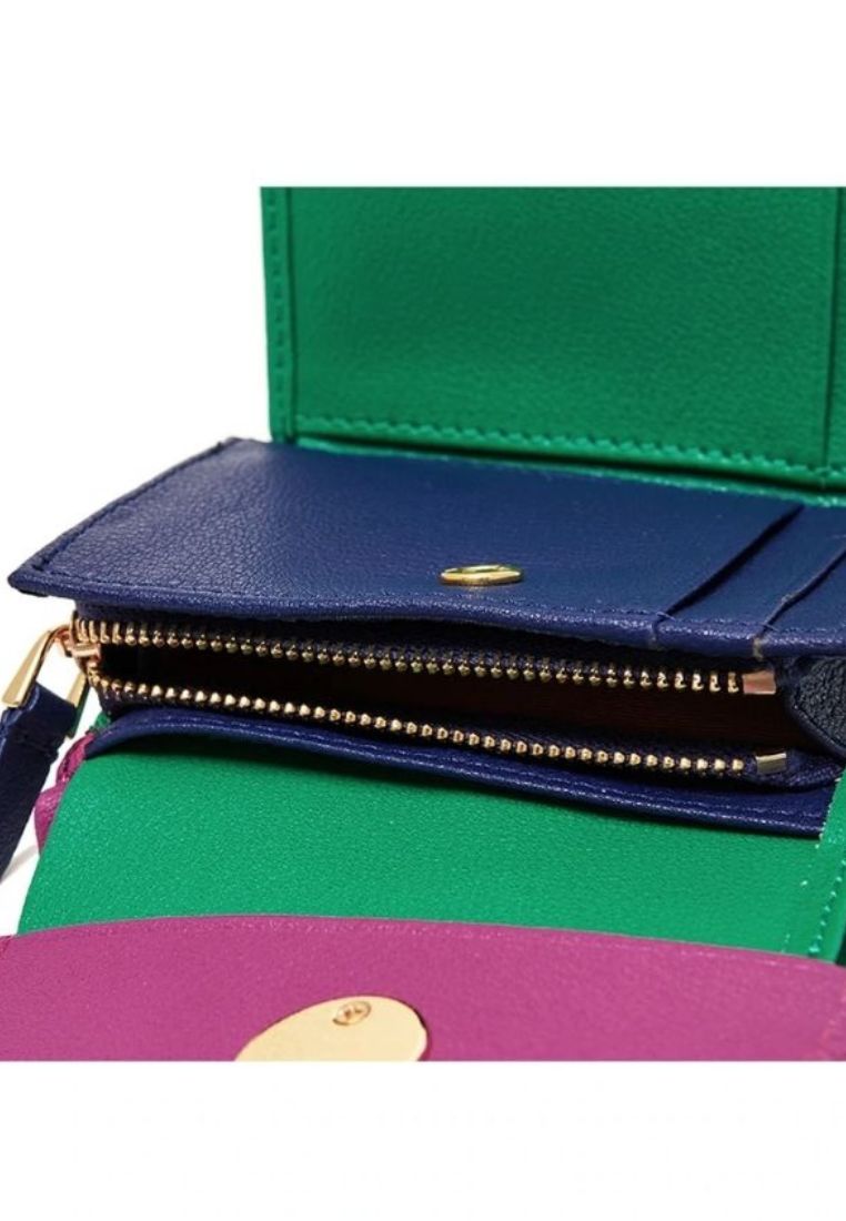 Half Wallet Multi Fuscia