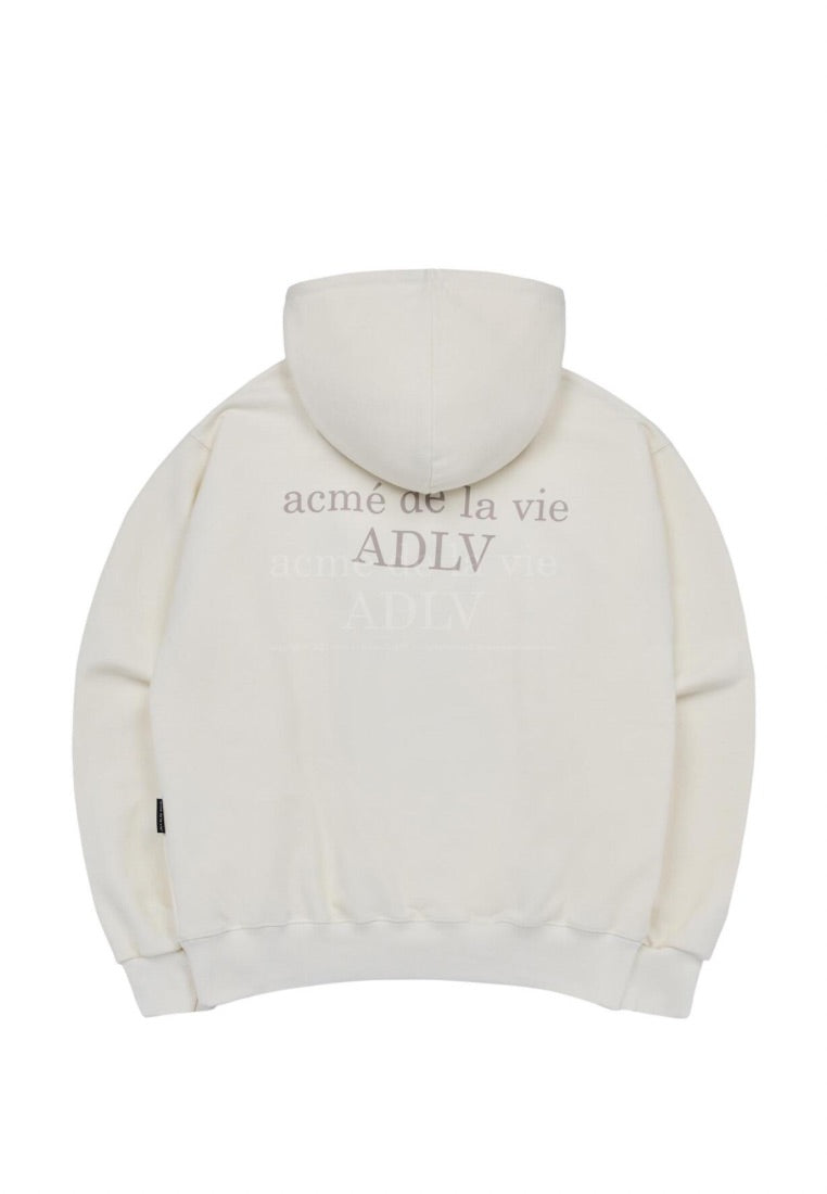 Cream Fuzzy Rabbit Hoodie