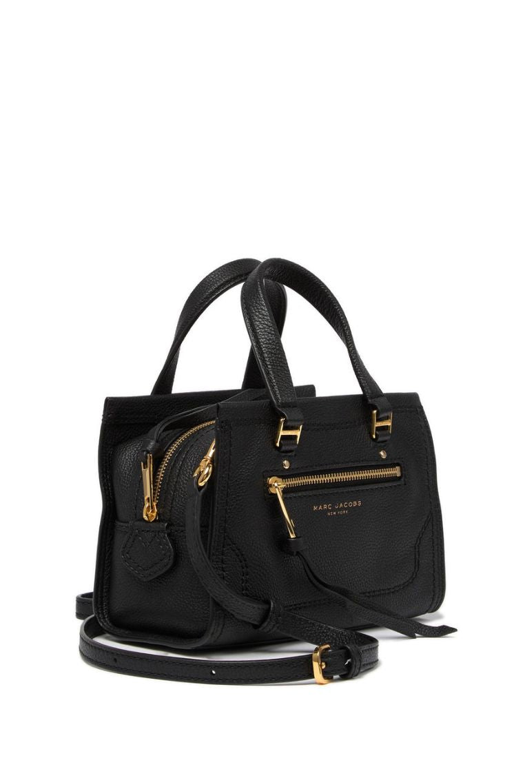 Mini Cruiser Leather Crossbody Black