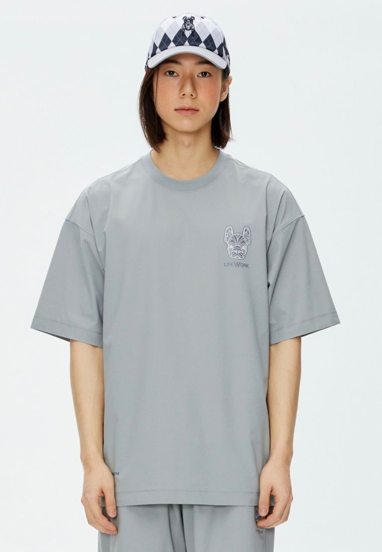 Venturi Relax Short Sleeve T-Shirt Light Grey