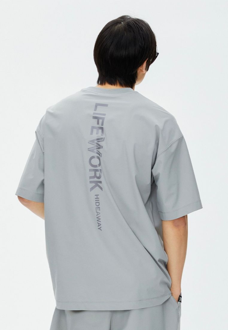 Venturi Relax Short Sleeve T-Shirt Light Grey