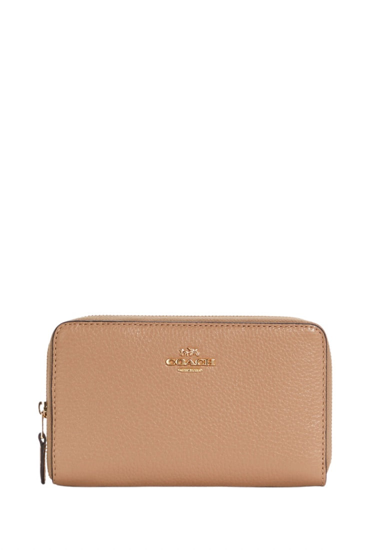 Medium Id Zip Wallet taupe