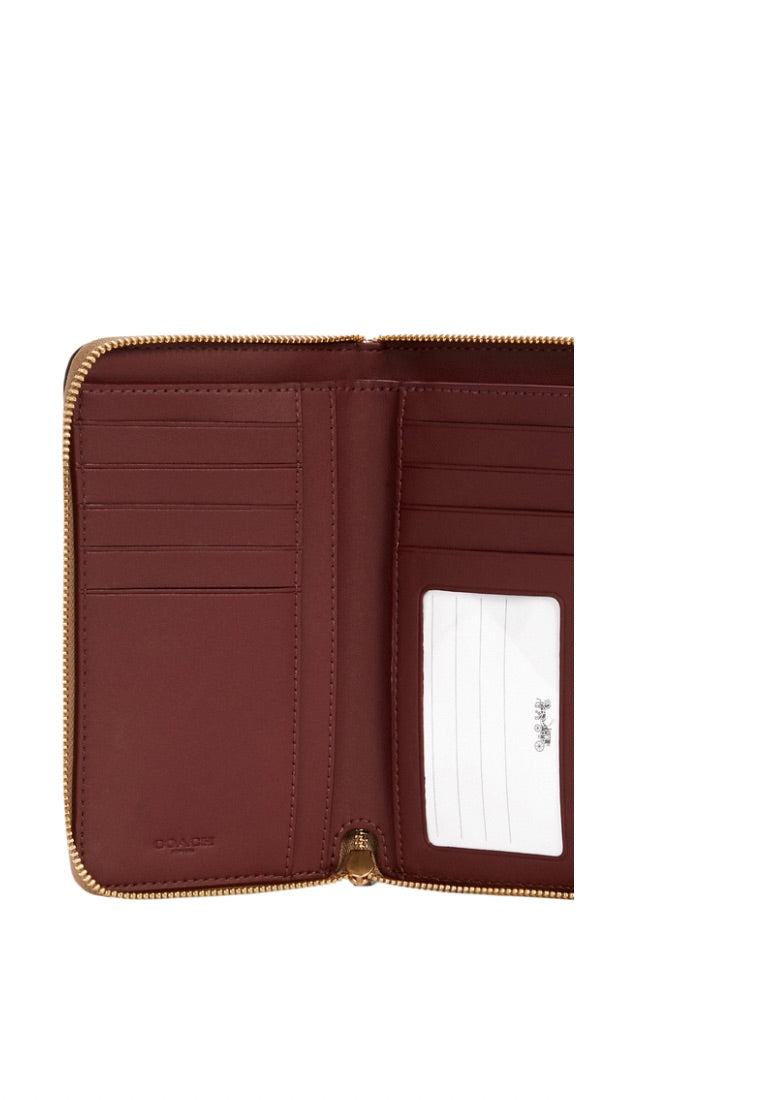 Medium Id Zip Wallet taupe