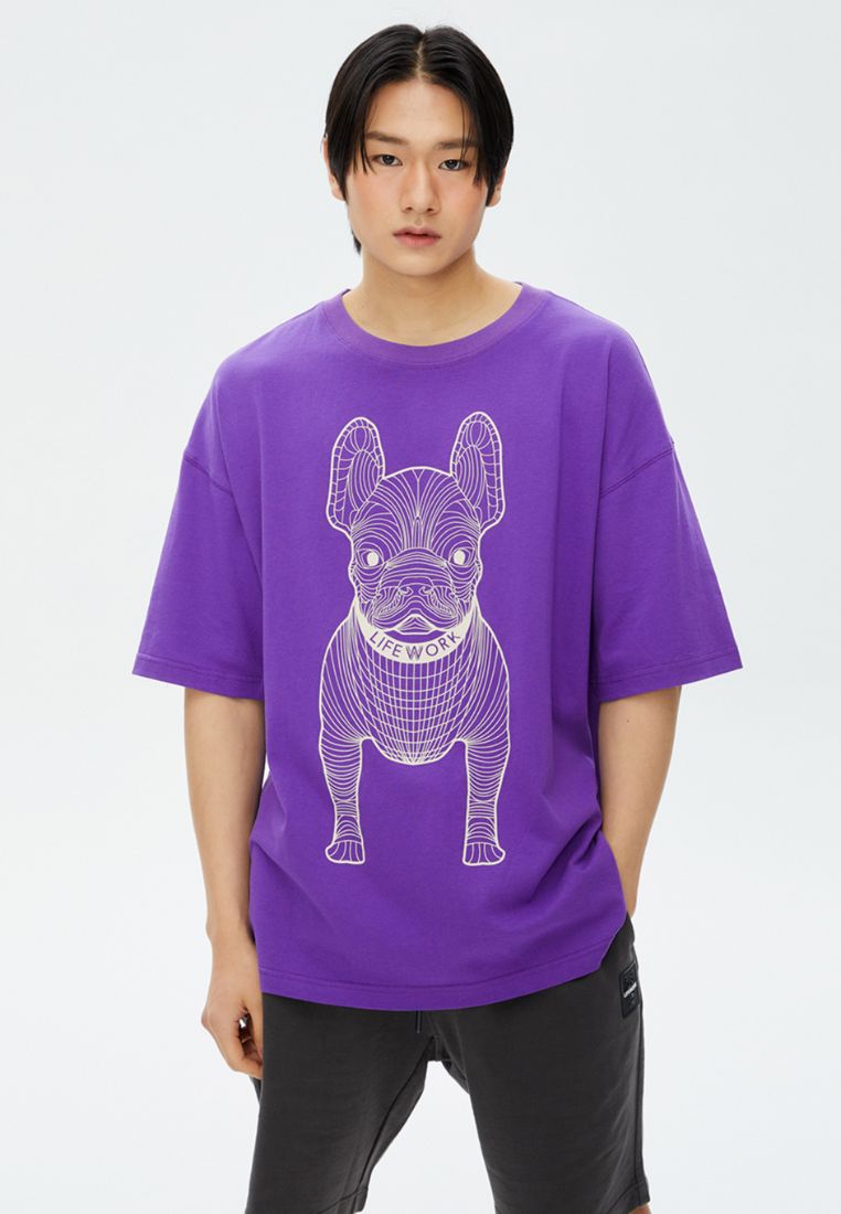 Big Radog T-Shirt Deep Purple