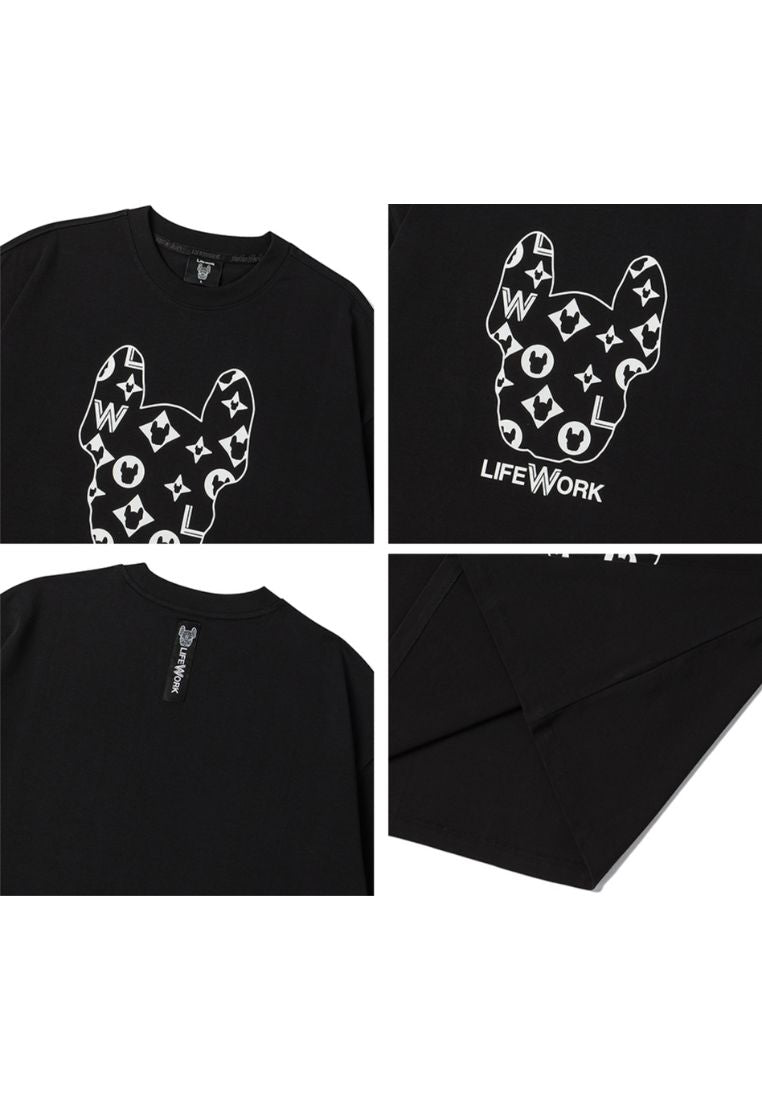 Monogram LW Radog T-Shirt Black