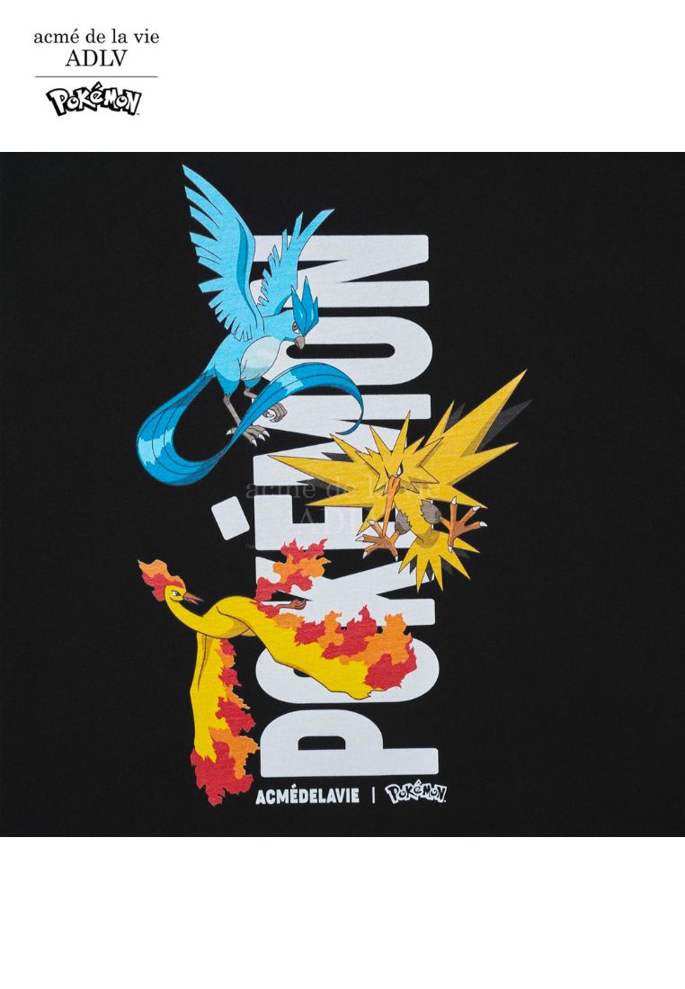 Pokémon LEGENDARY POKÉMON Short Sleeve T-Shirt Black