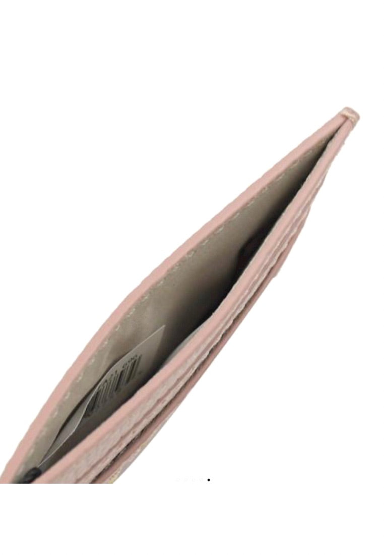Leather Card Case Peach Whip