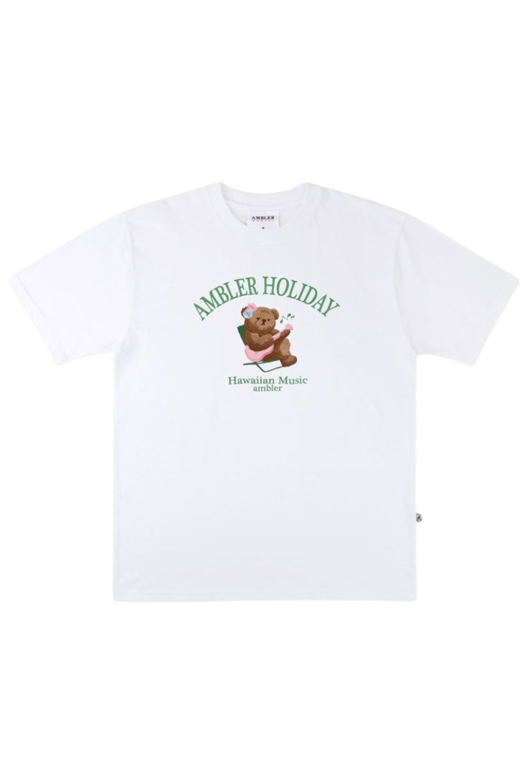 Overfit T-Shirt Hawaiian Music
