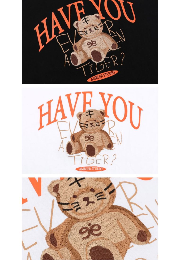 Overfit T-Shirt Tiger Teddy