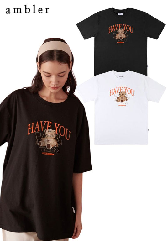 Overfit T-Shirt Tiger Teddy